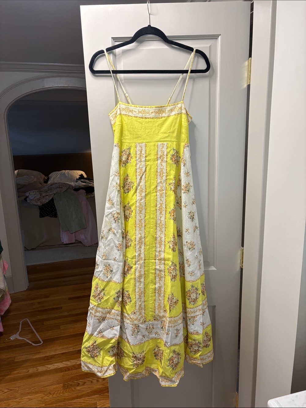 Alémais Bright Yellow Smocked Top